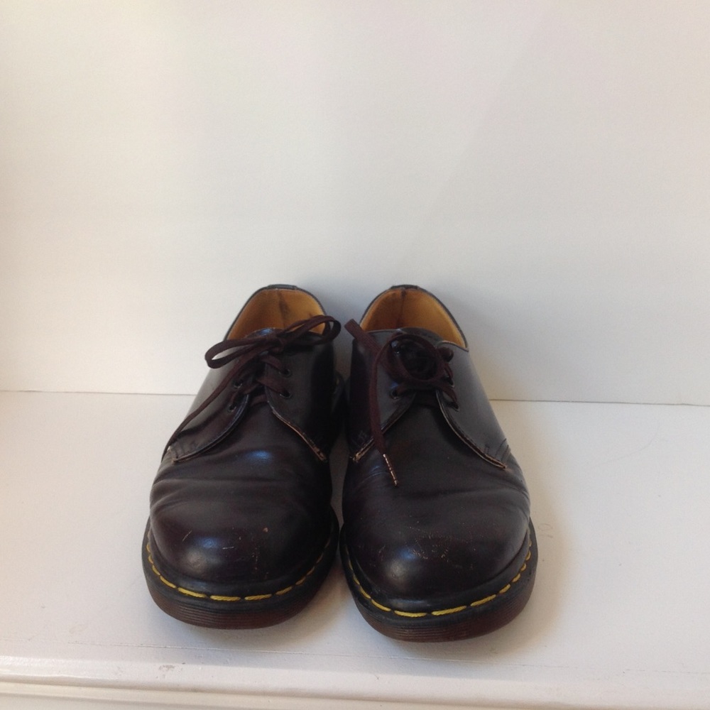Dr. Martens Brown Leather Shoes Smooth Oxford